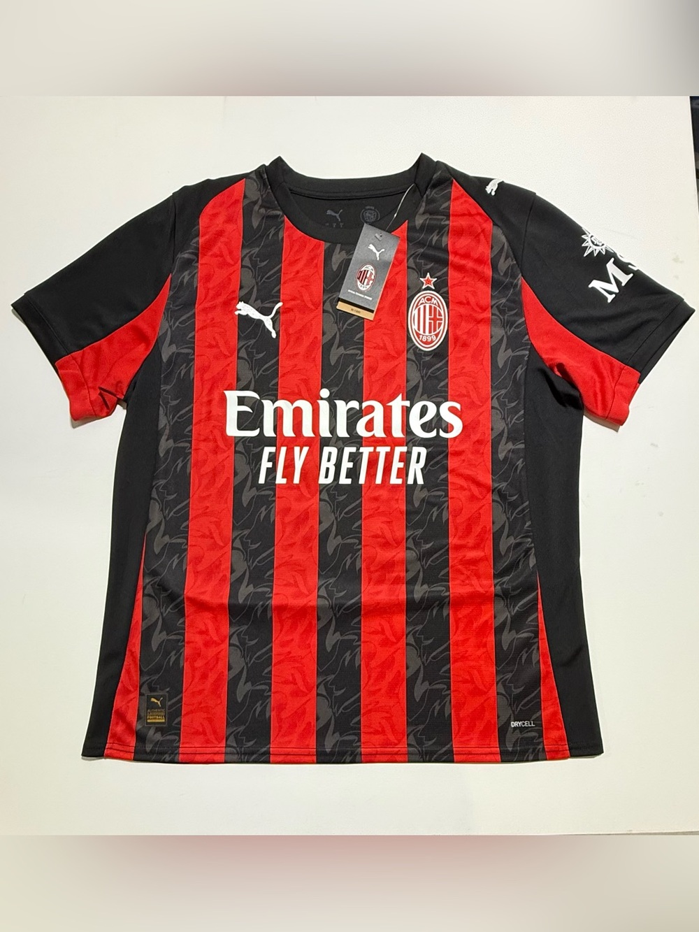 PUMA AC Milan 2025/26 Men's Authentic Home Jersey PULISIC # 11